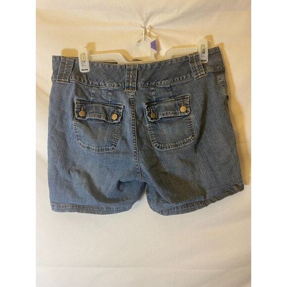 Venezia Womens Size 16 denim jean shorts Great Length stretch - Picture 2 of 2